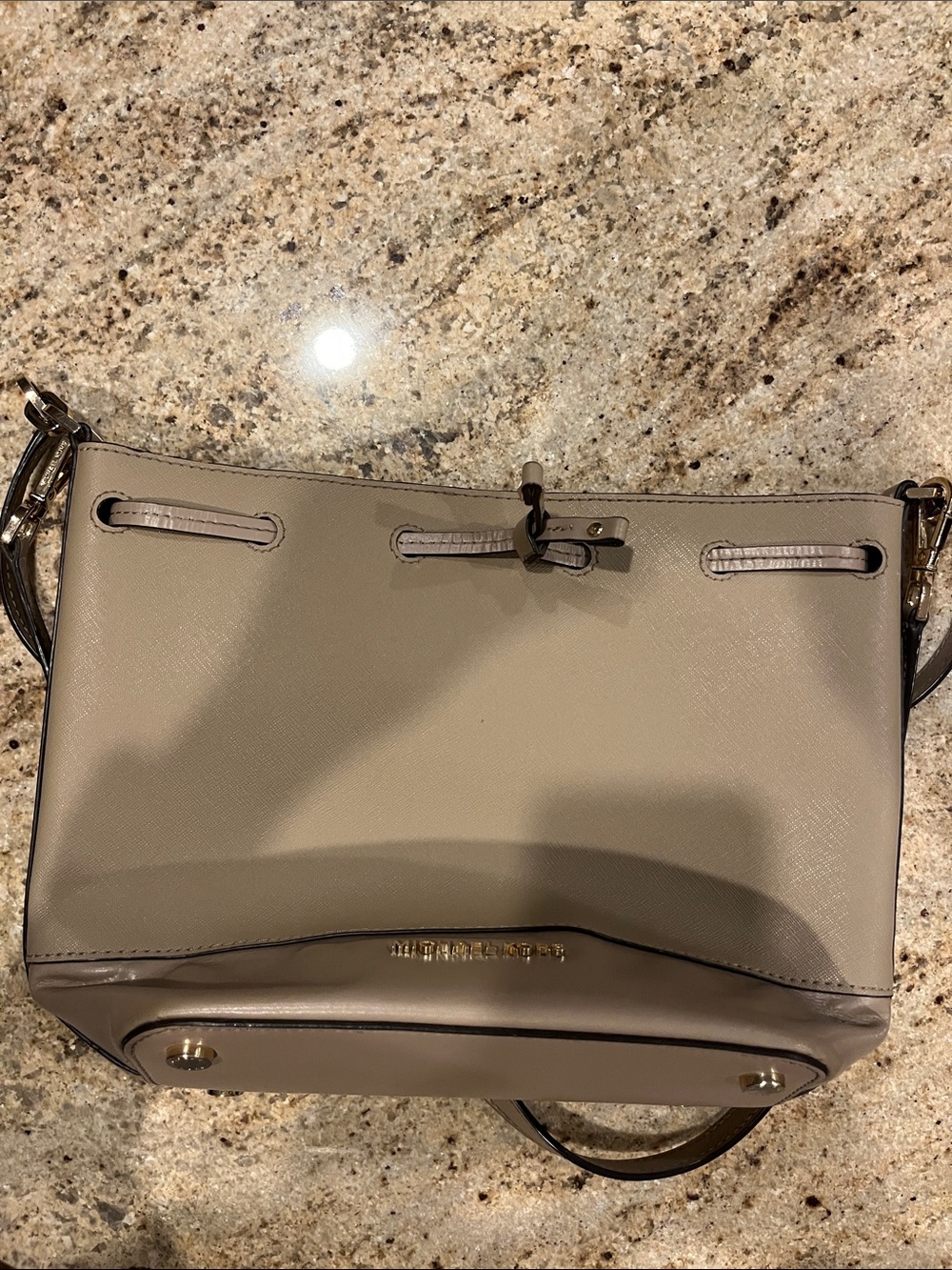Michael Kors Beige/Taupe Leather Tote